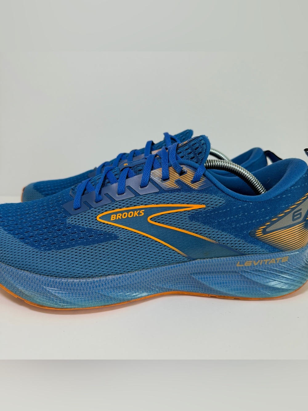 Brooks Levitate Men's Running Shoes - Blue with Orange Accents (Read Description
